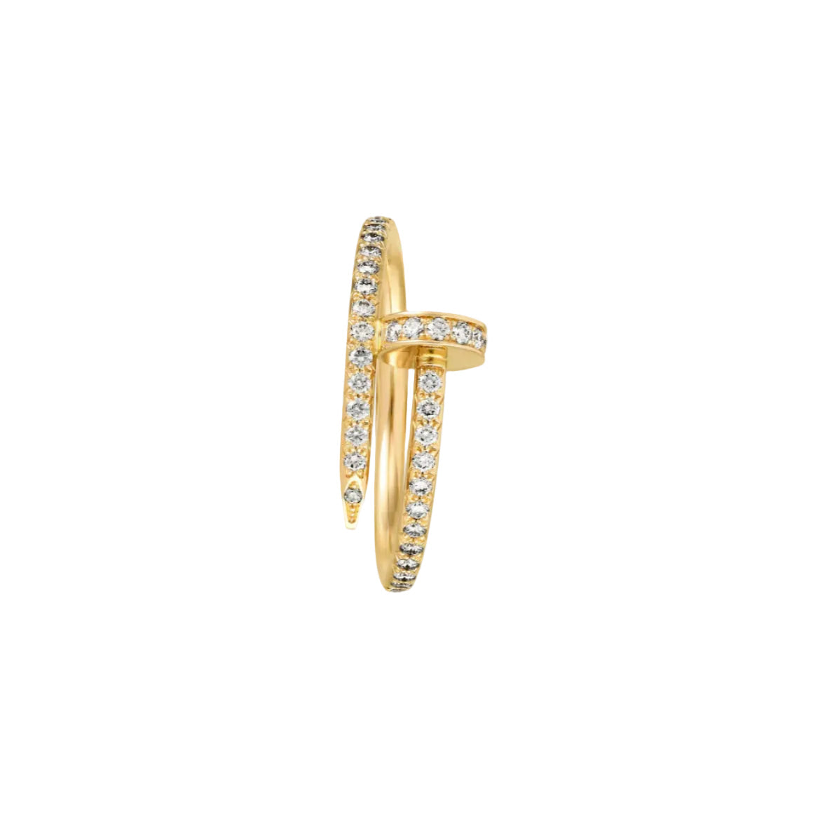 14k Yellow Gold Nail Ring