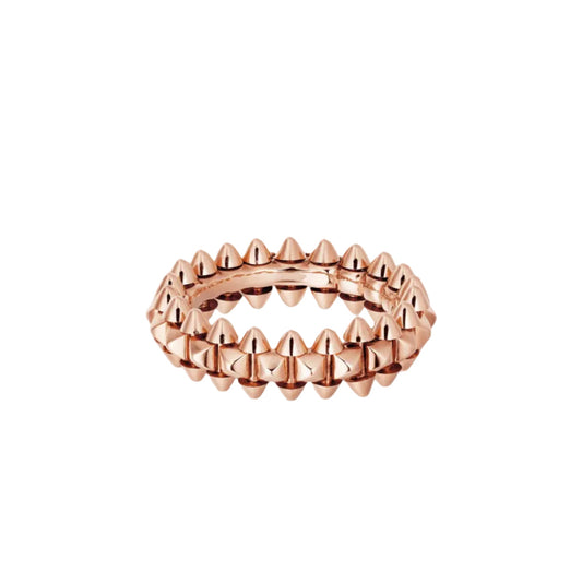 14k Rose Gold Clash Ring