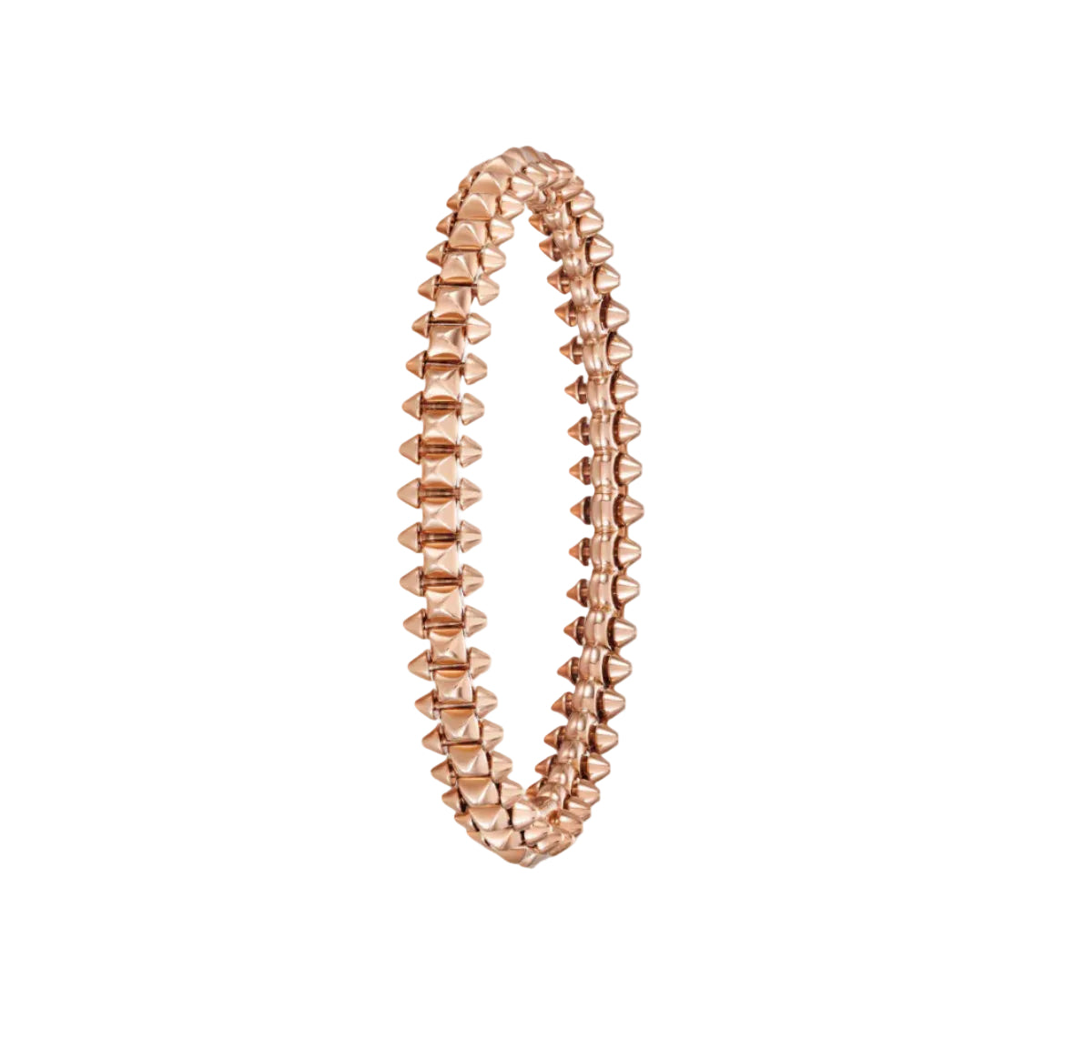 14k Rose Gold Clash Bracelet