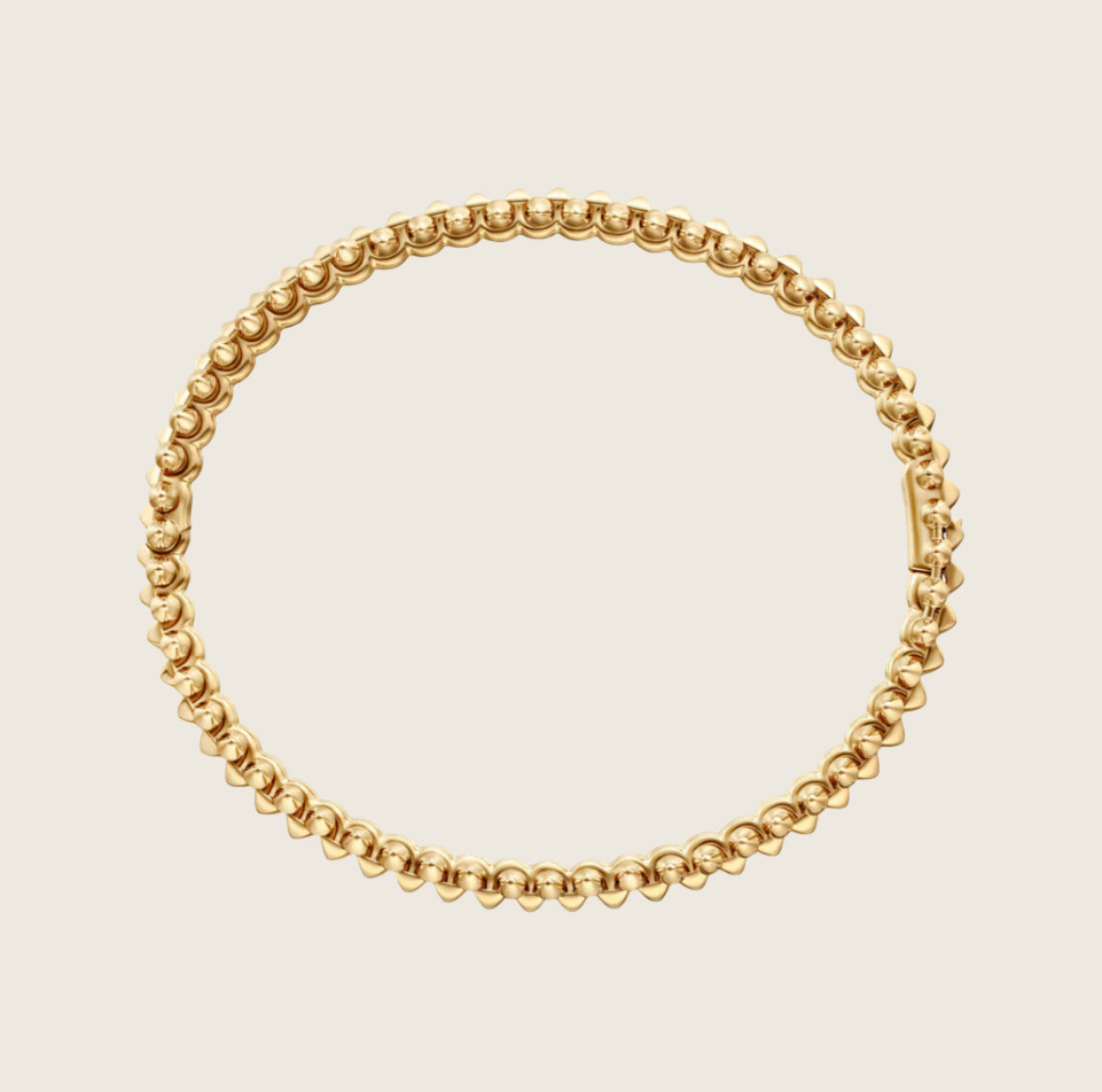 14 Yellow Gold Clash Bracelet
